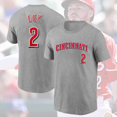 FASTSHIP!! Gavin Lux #2 Cincinnati Reds 2025 Player Name & Number Fan Gifts - Picture 10 of 13
