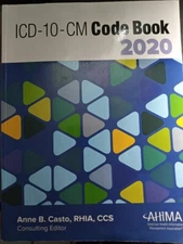 ICD-10-CM Code Book 2020 by Anne Casto (2019, Trade Paperback)