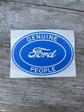 Ford Genuine People Oval Vtg 80s Truck Rare Logo 5 Motorsport Decal Sticker