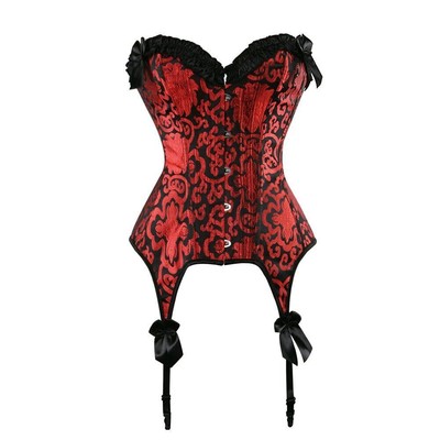 Women Sexy Chest Tight Bra Women's Jacquard Lace Bow Vintage Tight Bra