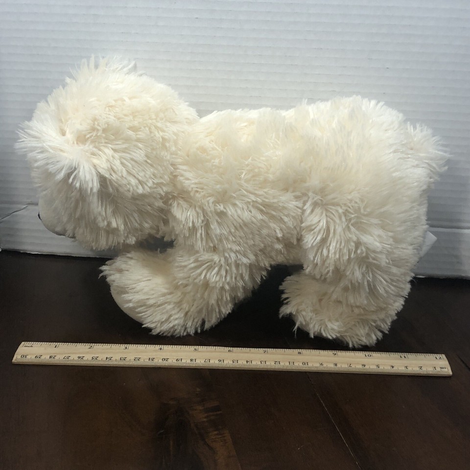 The Petting Zoo Polar Bear Plush Stuffed Animal White Beige Soft Floppy