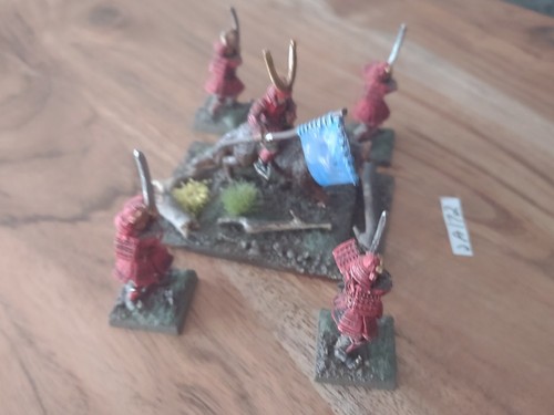 Reaper Bones DND Warhammer Warlord Miniatures Samurai Painted JA172 - Picture 17 of 24