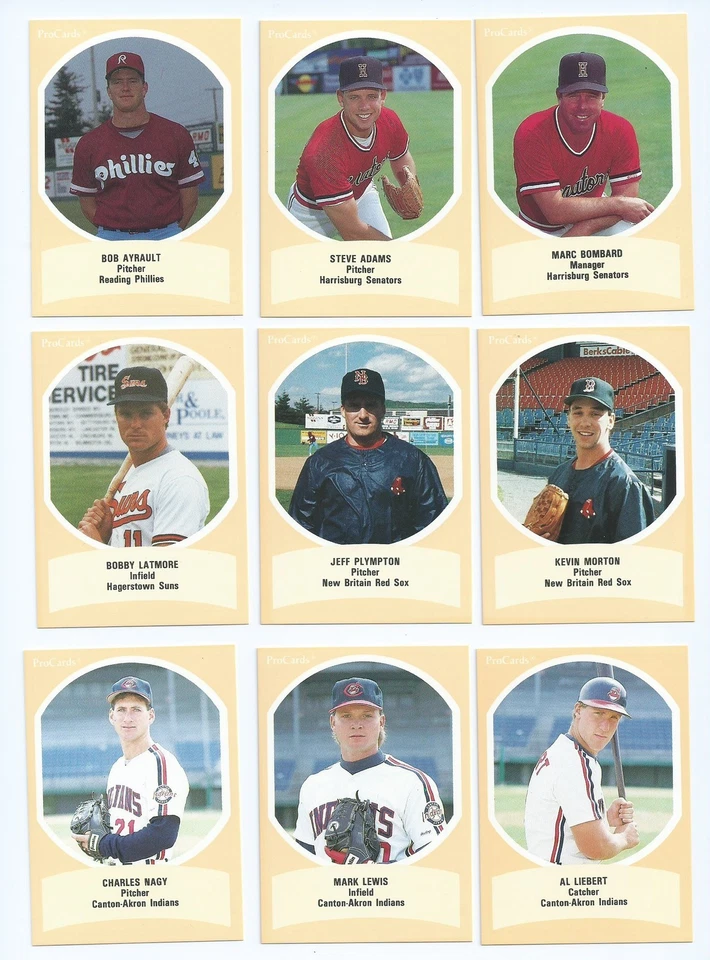 Mitch Lyden #el-15 1990 ProCards INC. Eastern League All-Star Game Card - Image 3 of 4