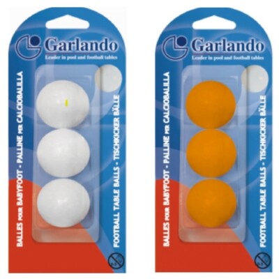 FOOSBALLS/SOCCER BALLS   GARLANDO 3 PK