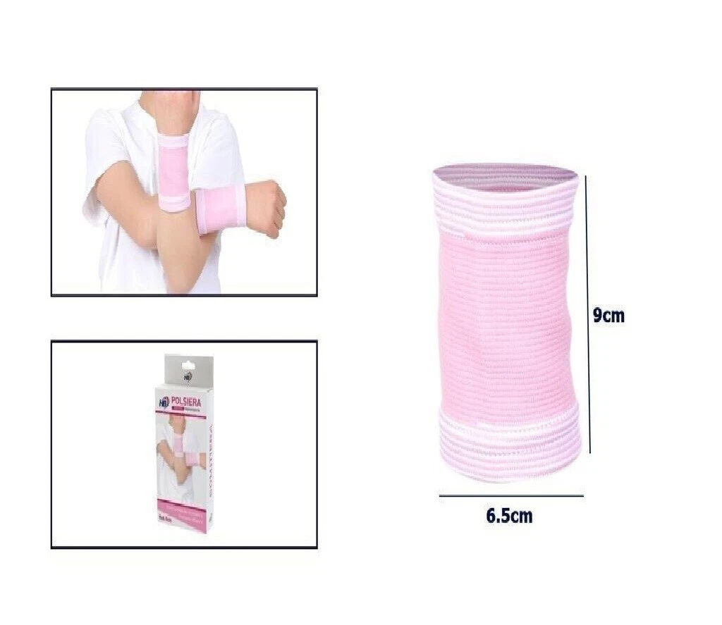Fascia da Polso, Tutore Polso con Elastico e Cinghie ad Anello e Doppie