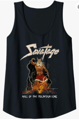 Savatage - Hall of the Mountain King Girly Tank Top Größe S  wie T-Shirt Girlie