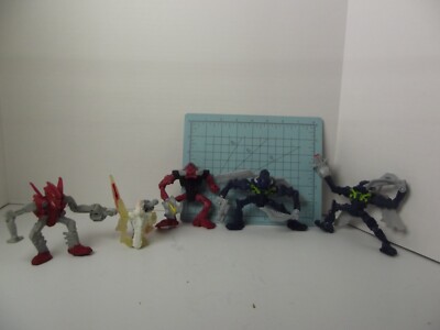 McDonald's LEGO Bionicle Action Figure Happy Meal Toy Figures Lot of 5