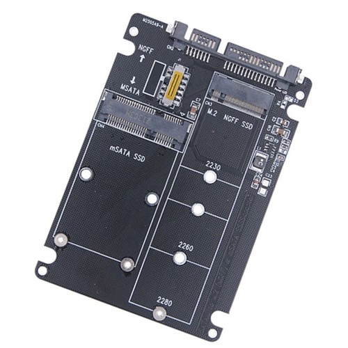 MSATA /M.2 To Solid Disk SATA3 Adapter Card for 2230/42/60/80 SSDs NGFF to SATA3 - Afbeelding 10 van 10