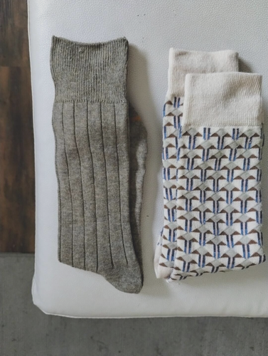 Cárdigan con cremallera cuello de chal vintage de diseño azteca para hombre resistente a la intemperie - talla l con calcetines - Imagen 5 de 5