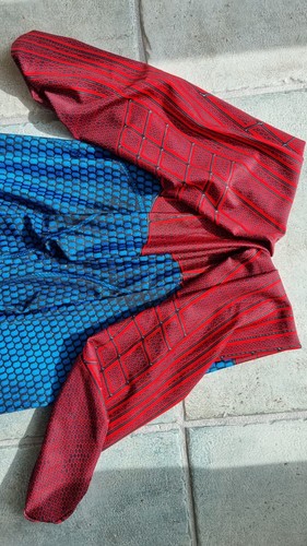 costume spiderman XL uomo vestito Spidey adulto ragno completa Amazing spider - Picture 6 of 12