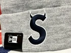 Nouveau bonnet Supreme FW22 S gris marine boîte logo FW S sportswear NY New Era