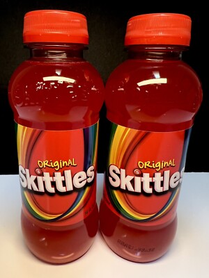 🔴 New Exclusive Skittles Original Red Fruit Flavored Drink 14oz