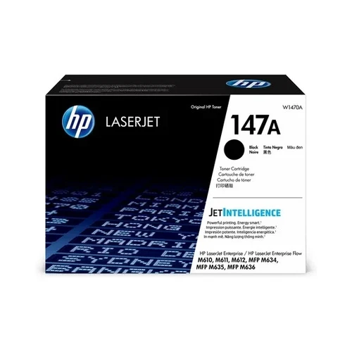 HP 147A Black Original LaserJet Toner Cartridge, W1470A
