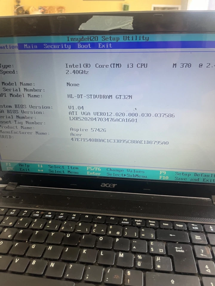 (A293) acer aspire 5742 i3 1ier - Photo 2/4