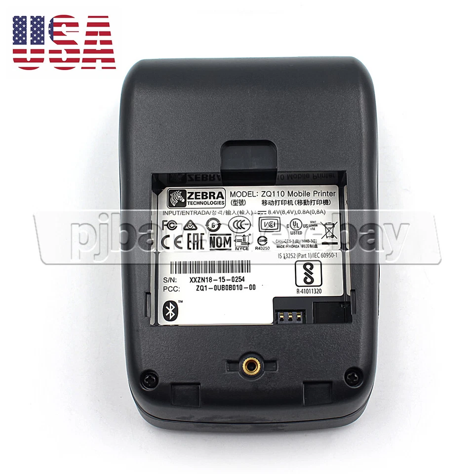 GENUINE NEW Zebra ZQ110 Mobile Thermal Label Printer Z01-0UB0B010-00 - Image 3 of 4