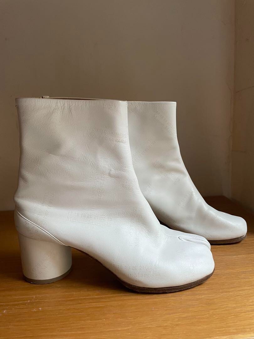 靴 maisonmargiela tabi boots 38 MAISON MARGIELA Tabi Boots Size 38 Genuine Leather Women's