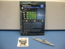 Axis Allies War at Sea STARTER SET HMAS Nizam 1/8 with card