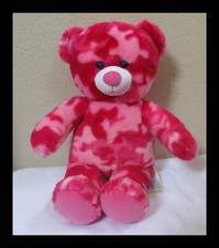 Build A Bear Workshop Pinks Camo Teddy Bear Plush 17"