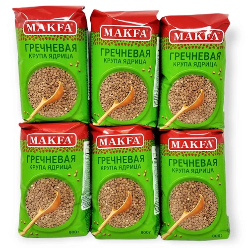 Groats de trigo sarraceno premium 800 g, 28,2 OZ (paquete de 6) Kasha Kosher sin gluten - Imagen 1 de 6