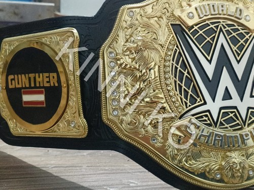 World Heavyweight Championship Title Belt 6mm 2 set of Side Plate of your choice - Picture 14 of 14