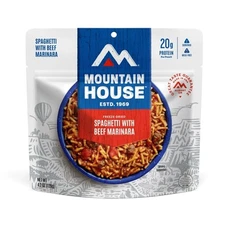 Mountain House Spaghetti with Beef Marinara Freeze Dried Camping Food 2 Servings