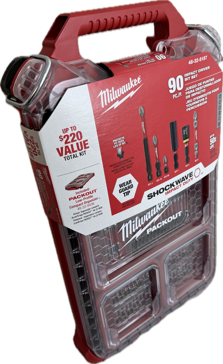 Milwaukee Packout Milwaukee Shockwave Drill Bits Home Depot