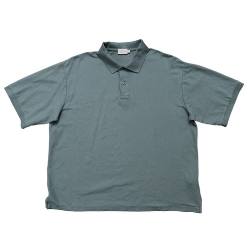 Handvaerk Polo Shirt Mens Size M Short Sleeve Pique Cotton Teal Green