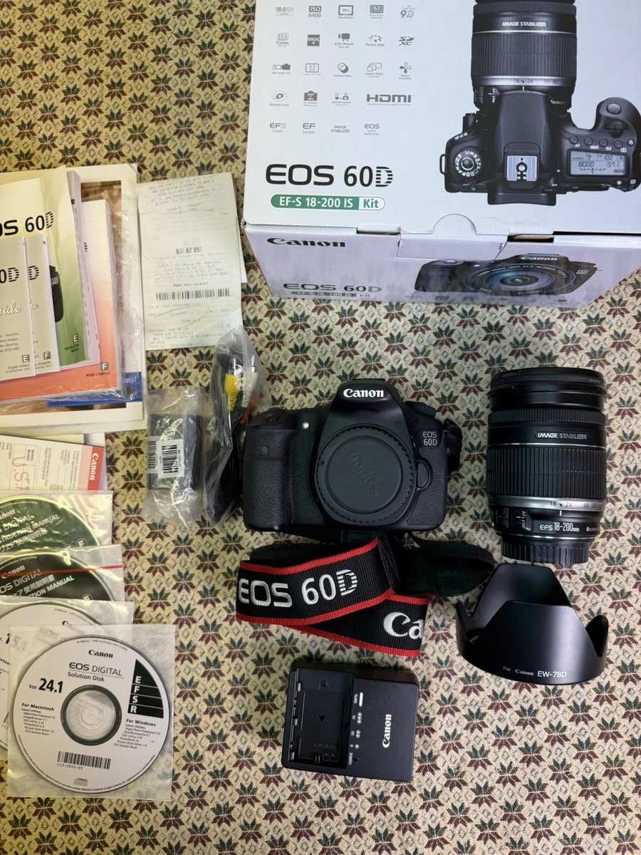 Canon 60d 18 200 for sale | eBay
