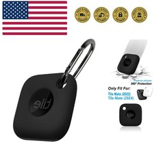 Silicone Case for Tile Mate 2024, Tile Mate 2022 Tracker, Soft Flexible Scrat...