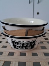 2 Mickey Mouse Micky Maus Schale Schüssel Teller Disney Müslischale Anniversary