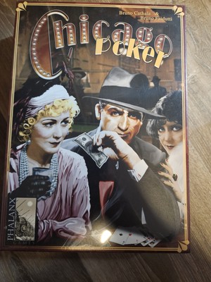 Chicago Poker Spiel - Phalanx, Kartenspiel - neuwertig unbespielt, Karten in OVP
