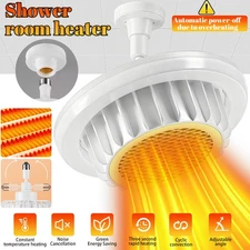 600W Ceiling Heater with LED Light Electric Bathroom Kitchen Heating Fan Remote