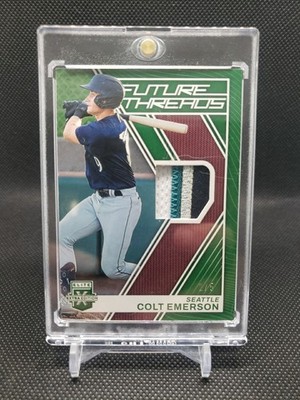 COLT EMERSON 2/5 2023 Panini Elite Extra Edition Future Threads Mariners   