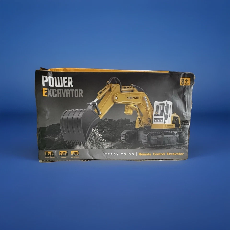 2.4 GHz RC Black & Yellow Excavator-Projection, lights, Sound, and Spray Feature - Image 2 of 4