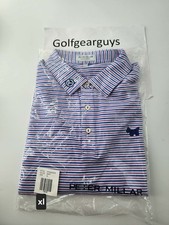 Scotty Cameron Circle T Peter Millar Junkyard Dog Striped White Polo Shirt XL