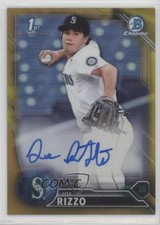 2016 Bowman Draft Chrome Pick Gold Refractor 2/50 Joe Rizzo #CDA-JR Auto kx2