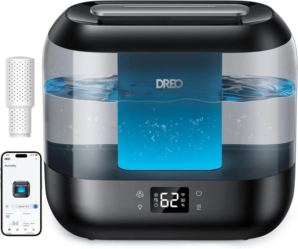 Smart 4L Top Fill Ultrasonic Humidifier for Bedrooms & Nurseries - Quiet Comfort - Image 3 of 4