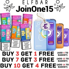 Elf Bar Join One15 20K 20000 Puffs Vape Kit Refill Prefilled Pods | 20mg Shot