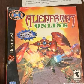 SEGA Alien Front Online Sega Dreamcast Voice Chat Microphone Manual with box