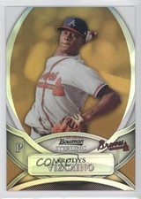 2010 Bowman Sterling Prospects Gold Refractor 25/50 Arodys Vizcaino #BSP-AV 2e6