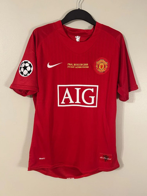 #ad #ad Manchester United Ronaldo #7 2007 08 Nike Home Jersey Football Shirt Size M $49.99