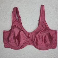WACOAL Bra 42DD Basic Beauty Full Figure Underwire Pink Purple 855192 EUC