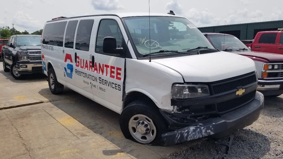 23 CHEVY EXPRESS VAN 3500 QUARTER GLASS FRONT LEFT DRIVER STATIONARY Foto 4 de 4