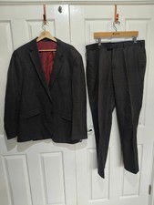Skopes Black Detailed Suit - Chest 46" L / Trousers 38" L