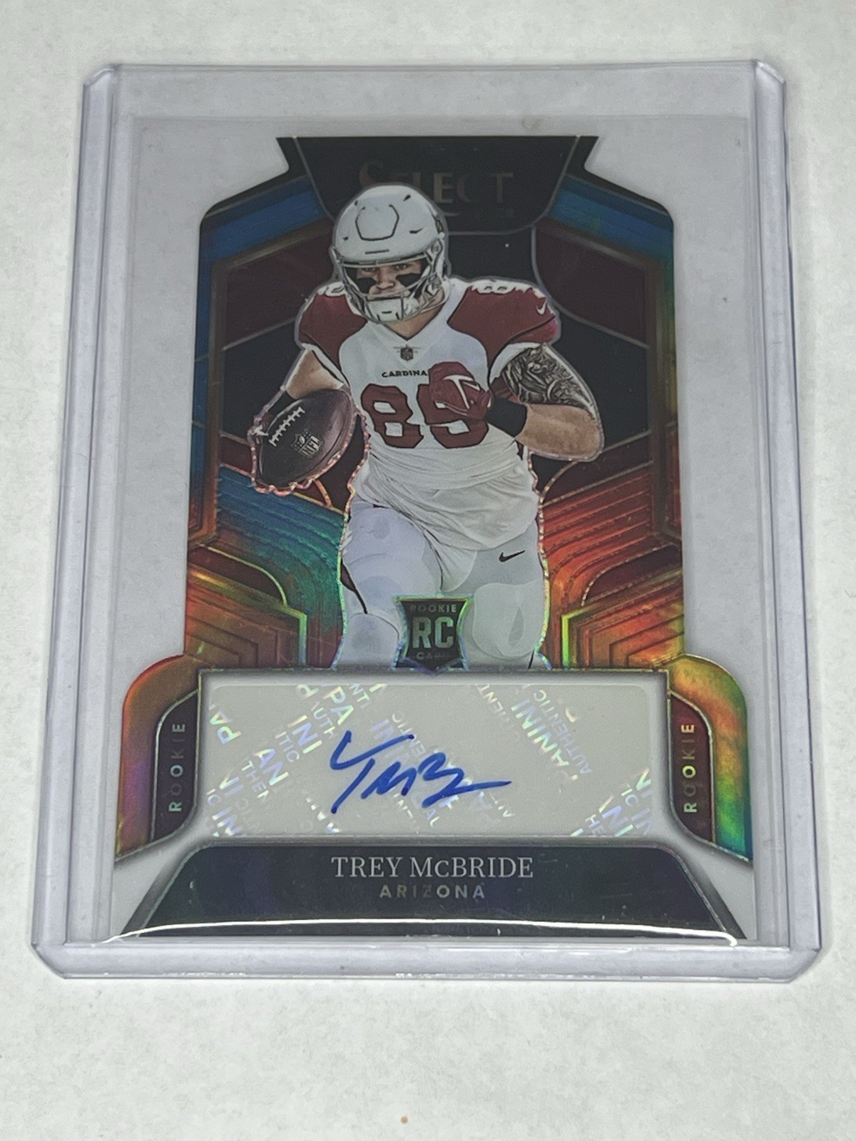 2022 Panini Select ROOKIE SIGN TIE-DYE DIE-CUT PRIZM TREY MCBRIDE RS-TM 11/25 RC