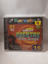 NEW KARAOKE CD GREAT COUNTRY LOVE SONGS 16 Tracks Lyric Booklet Included-Z