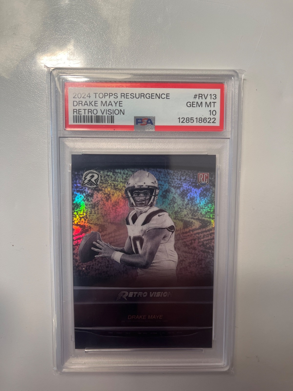 Drake Maye Topps Resurgence Retro Vision #RV13 Base