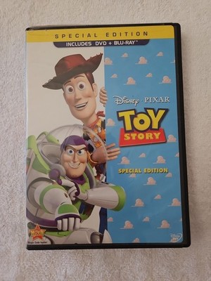 Toy Story (Blu-ray/DVD, 2010, 2-Disc Set, Special Edition DVD + Blu-ray NEW CC21