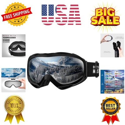 OTG Ski Goggles - Over Glasses Ski/Snowboard Goggles for Men, Women & Youth -...