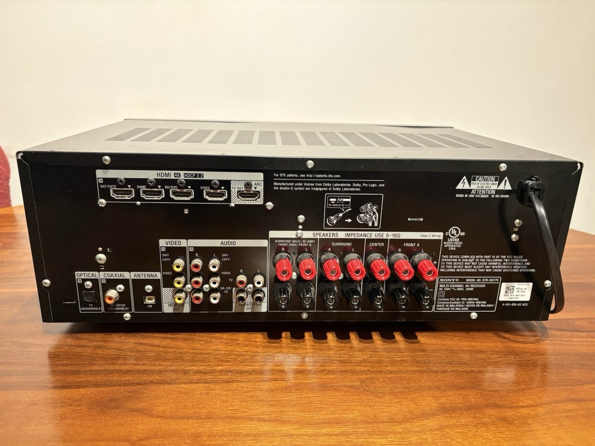 Sony STR-DH770 7.2 Channel Home Theater AV Receiver for sale